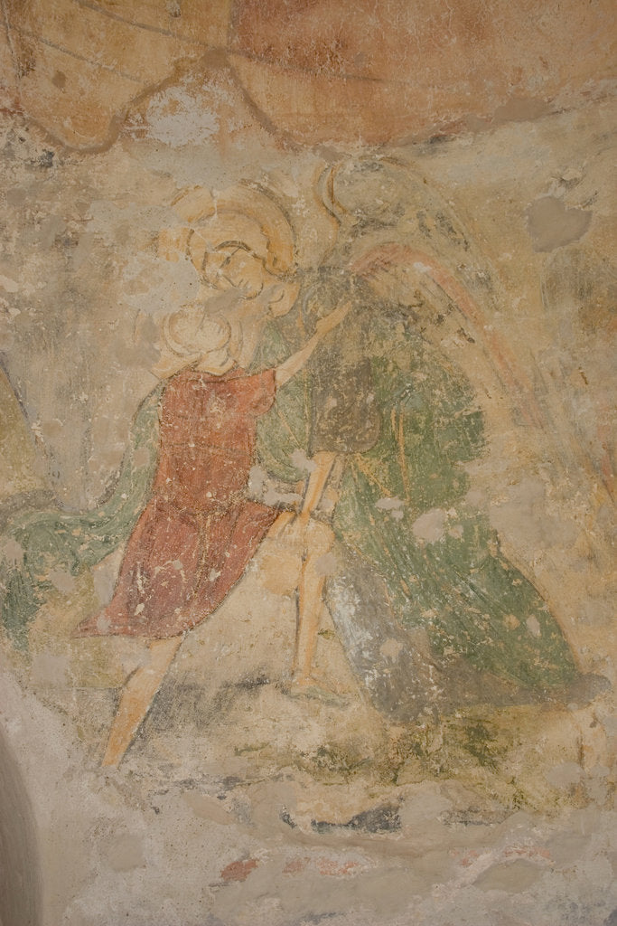 Detail of Jacob and the Angel, 12th century by Ancient Russian frescos