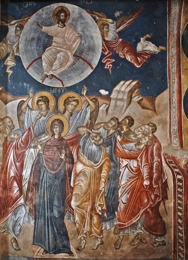 Detail of The Resurrection, 14th century by Master Gerasime