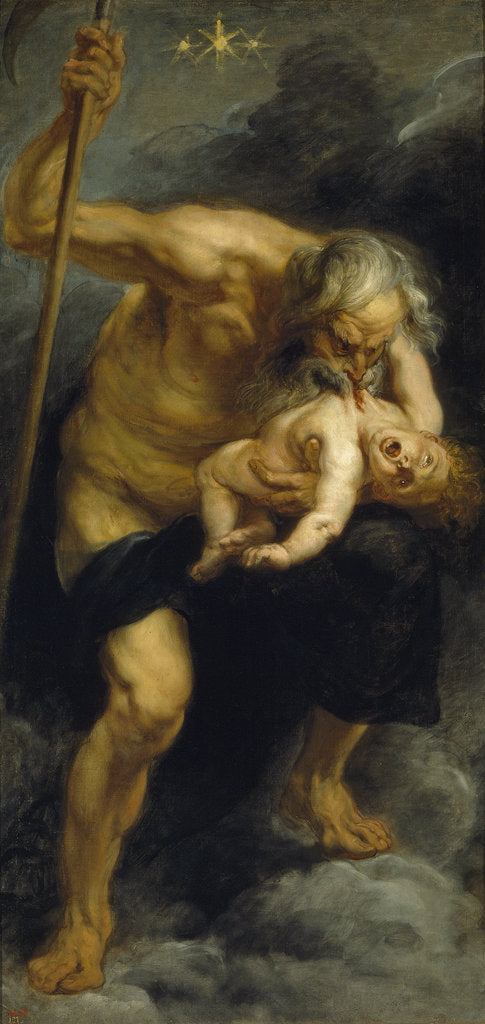 Detail of Saturn devouring his son, 1636-1638 by Pieter Paul Rubens