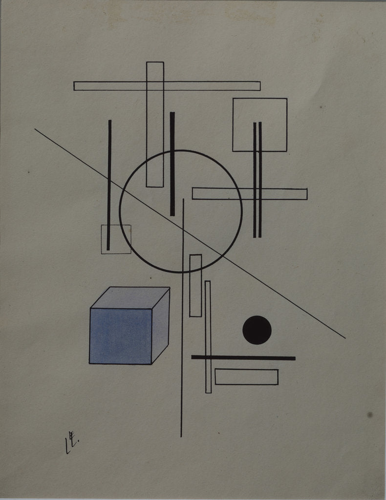 Detail of Composition, 1920 by El Lissitzky