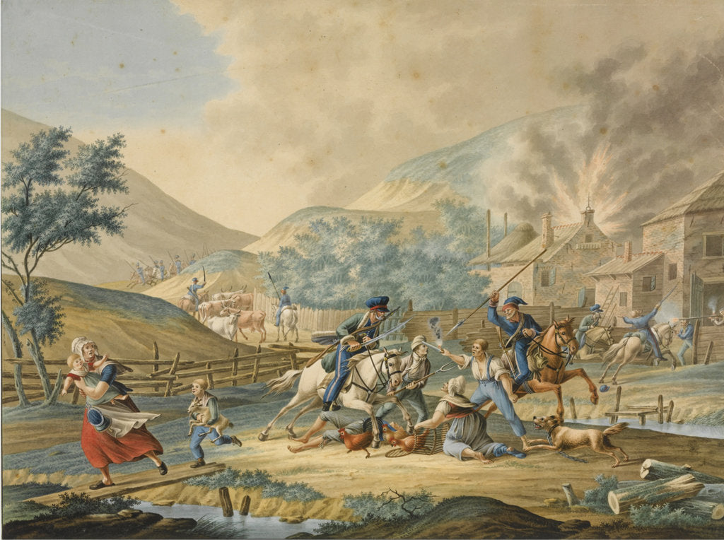 Detail of Anglo-Russian invasion of Holland in 1799 by Anonymous