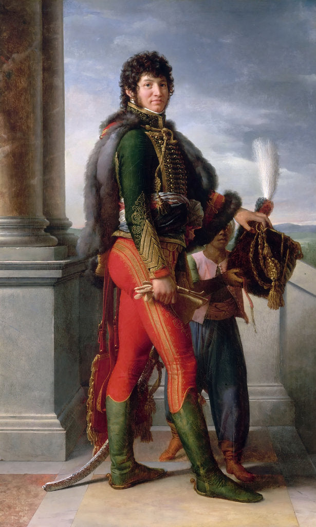 Detail of Portrait of Joachim Murat by François Pascal Simon Gérard