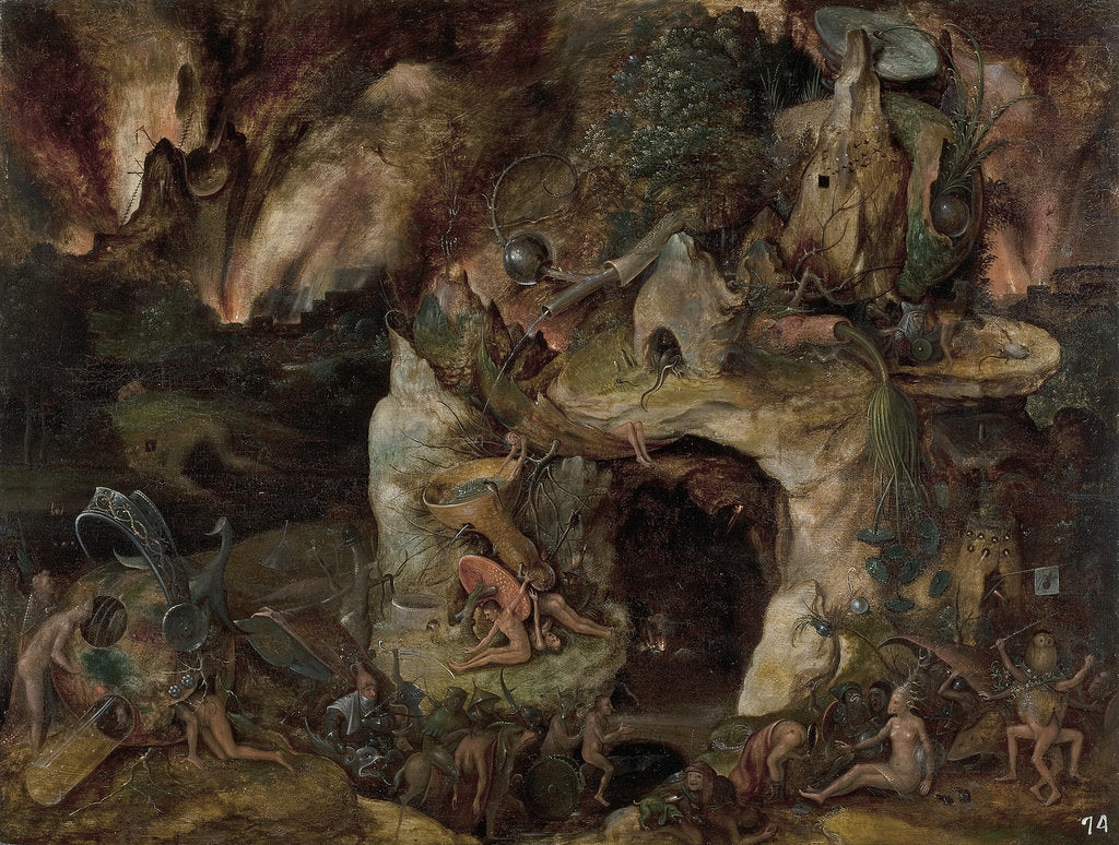 Detail of Inferno Landscape by Hieronymus Bosch