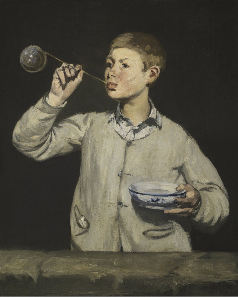 Detail of Boy Blowing Bubbles by Édouard Manet