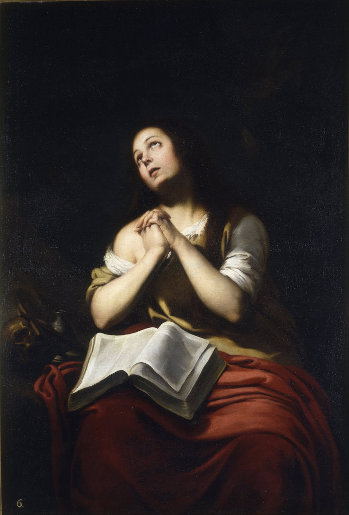 Detail of The Repentant Mary Magdalene by Bartolomé Estebàn Murillo