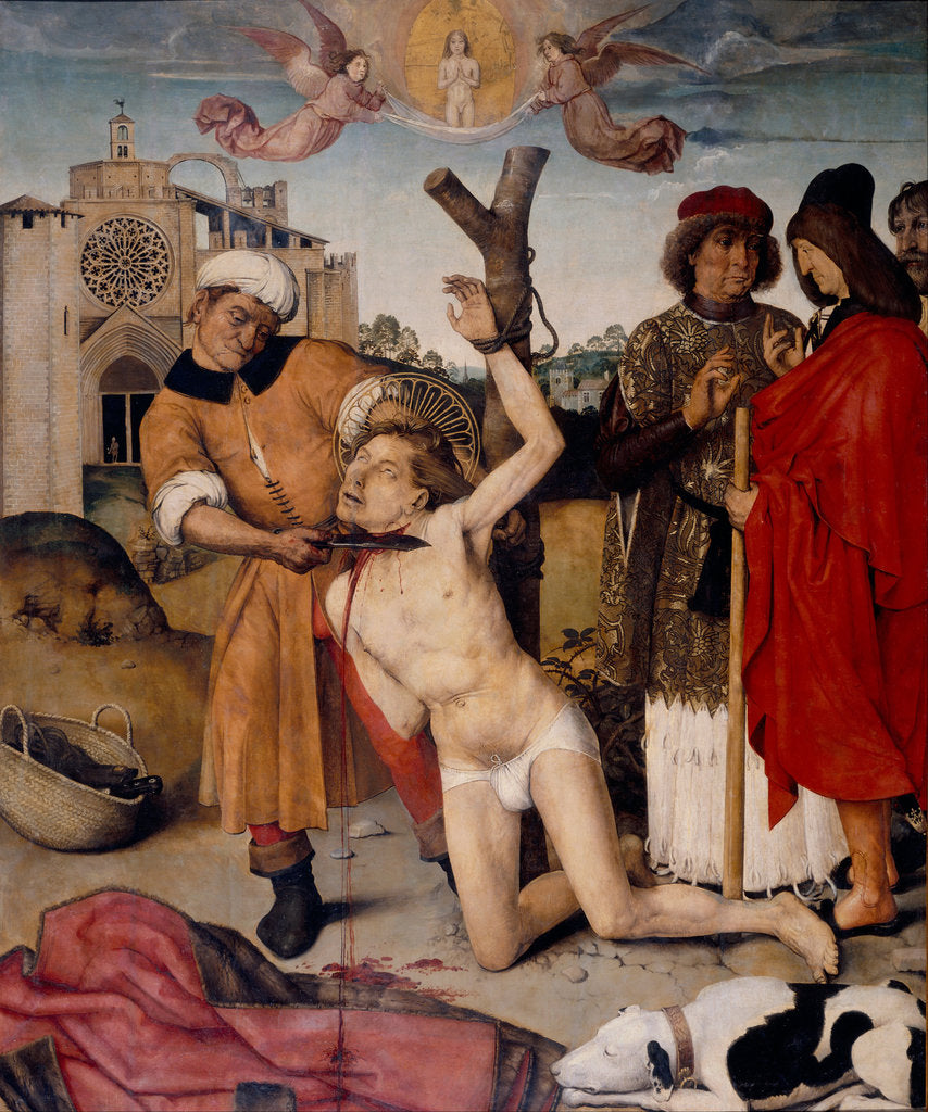 Detail of The Martyrdom of Saint Cucuphas by Aine Bru