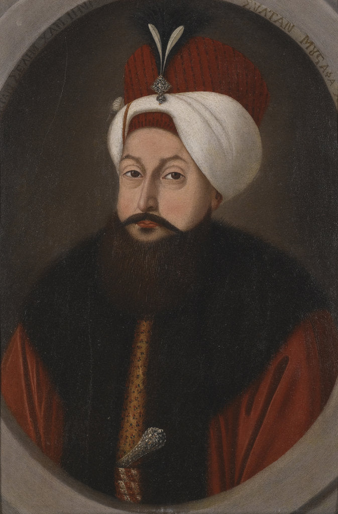 Detail of Sultan Selim III, c. 1800 by Konstantin Kapidagli