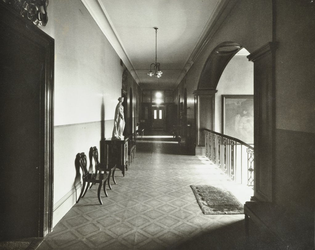 Detail of First floor corridor, Bethlem Royal Hospital, London, 1926 by Unknown