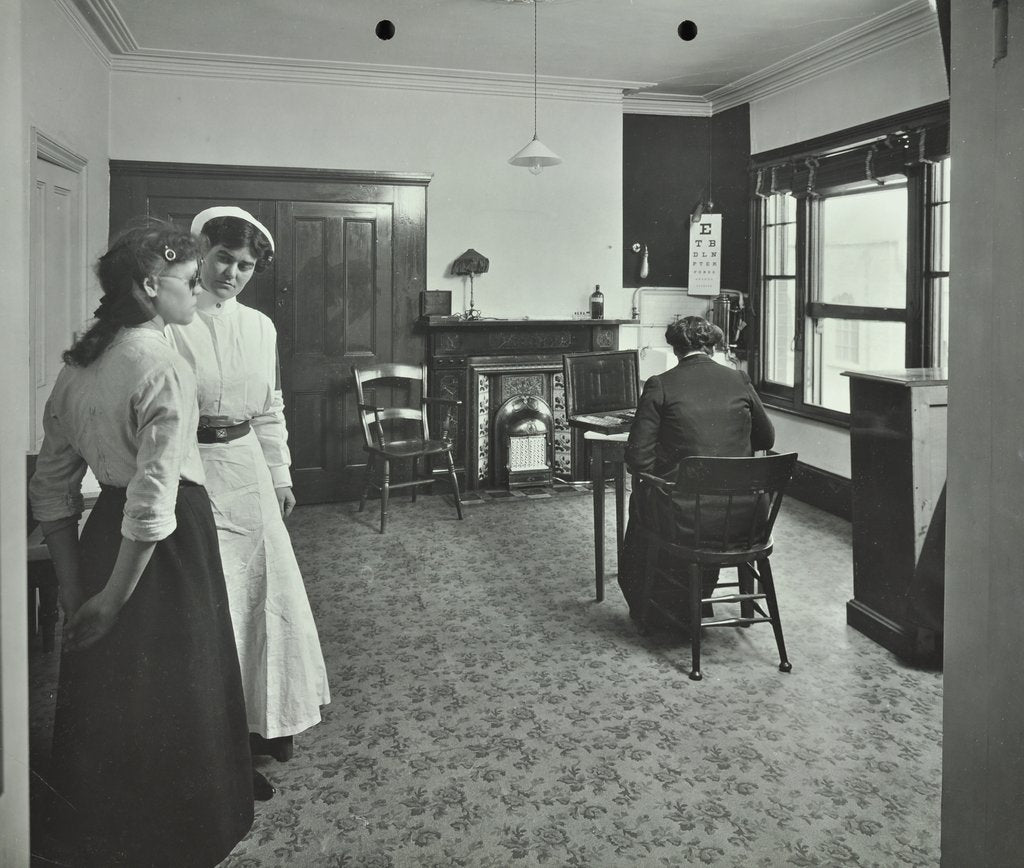 Detail of Eye Room, Fulham School Treatment Centre, London, 1914 by Unknown