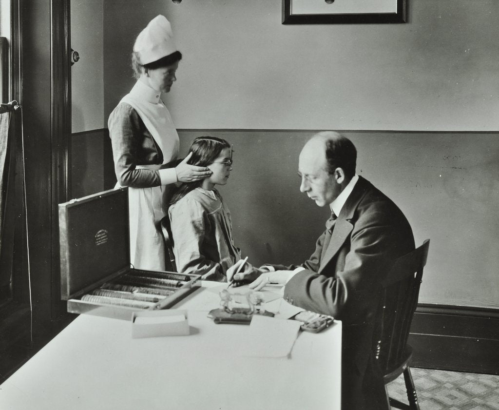 Detail of Consulting Room, Norwood School treatment centre, London, 1911 by Unknown