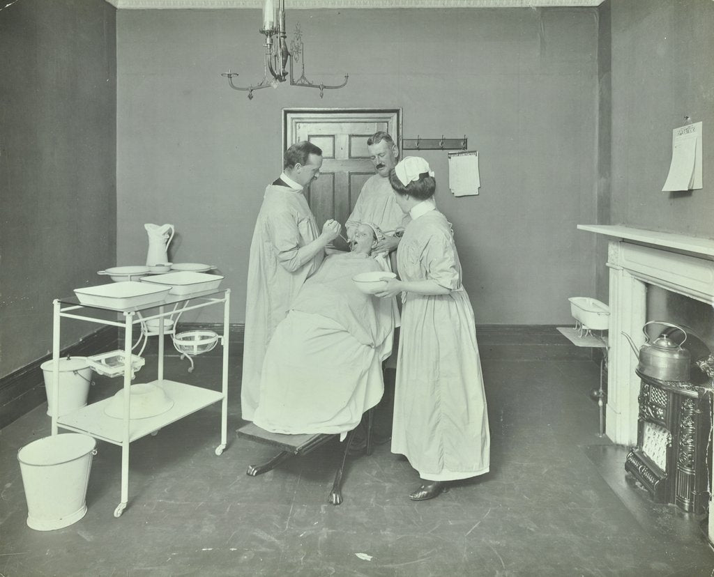 Detail of Operation Room, Woolwich School Treatment Centre, London, 1914 by Unknown