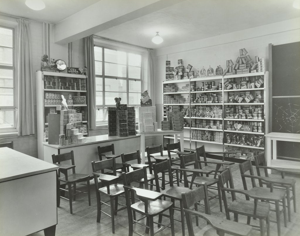 Detail of Shop-dressing, Technical Institute for the Distributive Trades, London, 1939 by Unknown