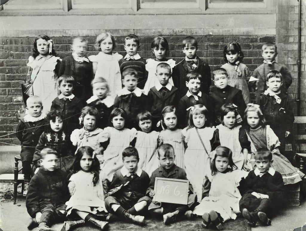 Detail of Infants school class, London, c1900-c1915 by Unknown