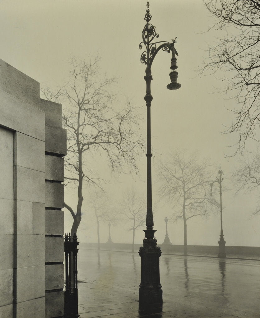 Detail of Kerle electric streetlamp, Victoria Embankment, London, 1928 by Unknown