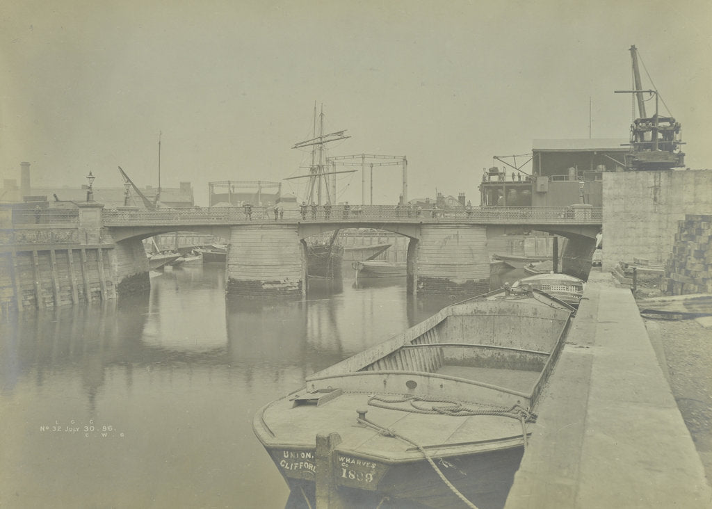 Detail of Deptford Creek Bridge, London, 1896 by Unknown