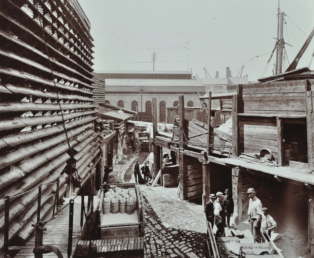 Detail of Brickworks, Nine Elms Lane, Battersea, London, August 1906 by Unknown