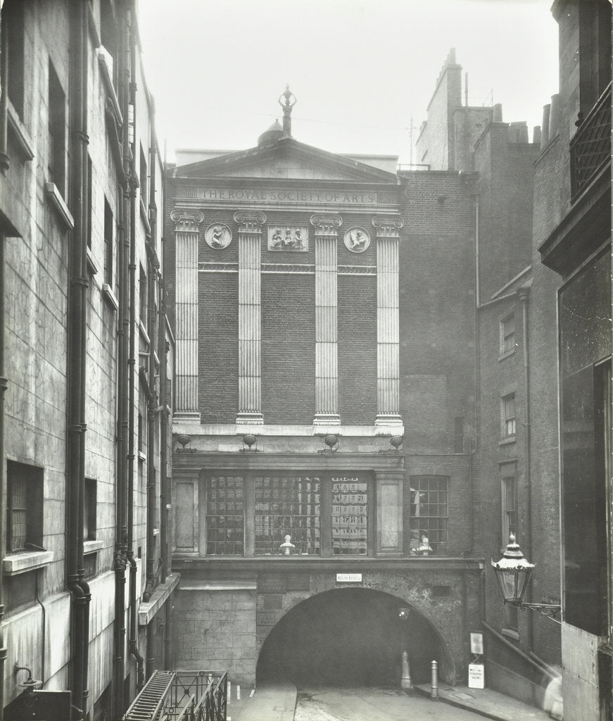 Detail of Rear entrance to the Royal Society of Arts, Westminster, London, 1936 by Unknown