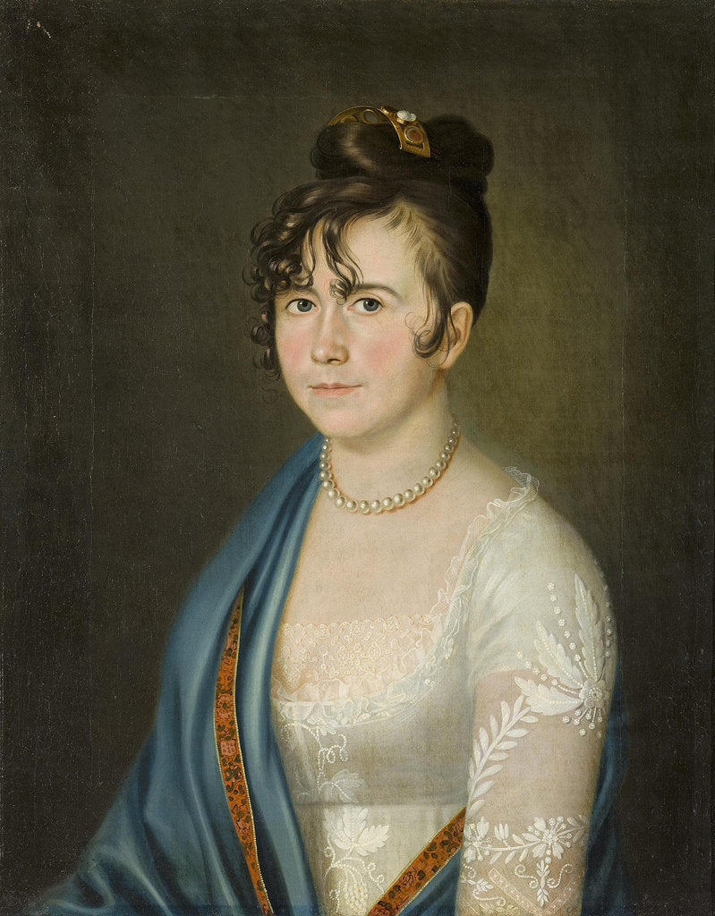 Detail of Portrait of Countess Anna Vladimirovna Bobrinskaya, 1800s by Anonymous