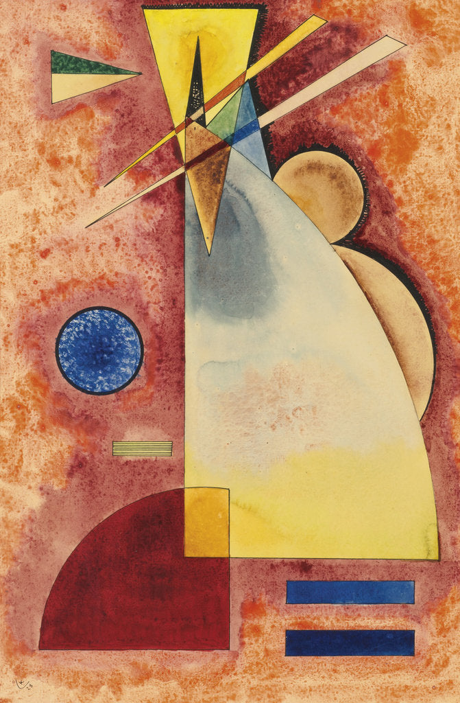 Detail of Ineinander (Intermingling), 1928 by Wassily Vasilyevich Kandinsky