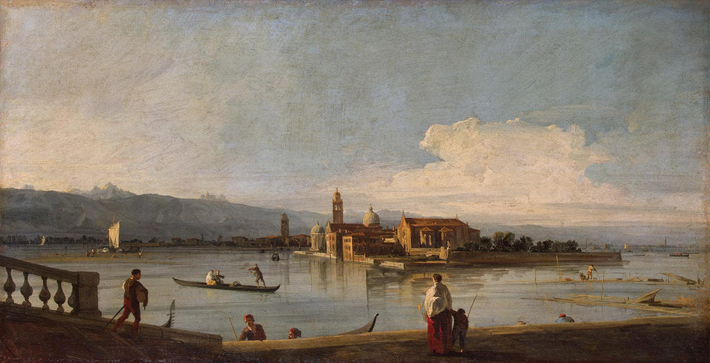 Detail of View of the Isles of San Michele, San Cristoforo and Murano from the Fondamente Nove, Between 1725 a by Canaletto