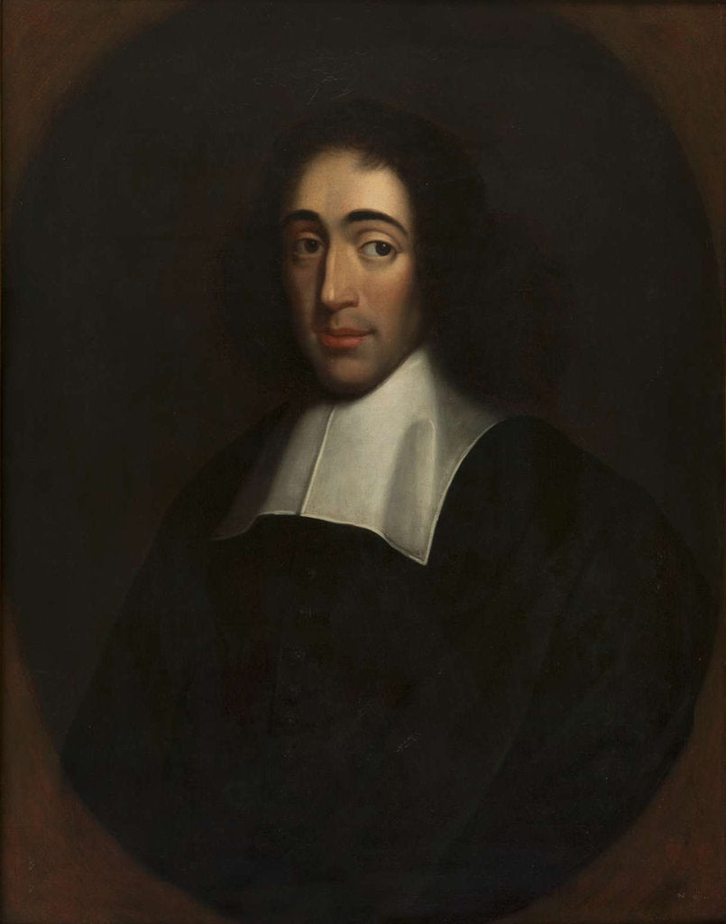 Detail of Portrait of Baruch Spinoza, Last quarter of 17th century by Anonymous