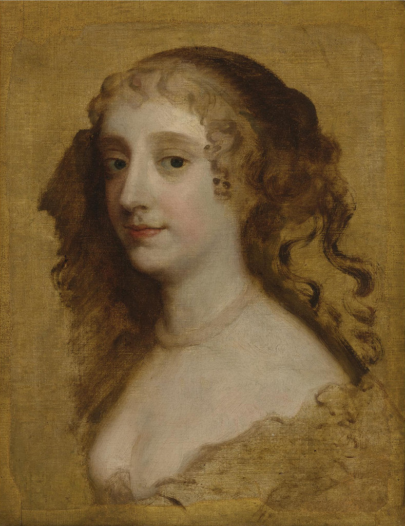 Detail of Portrait of Lady Anne Hyde, Duchess of York by Sir Peter Lely