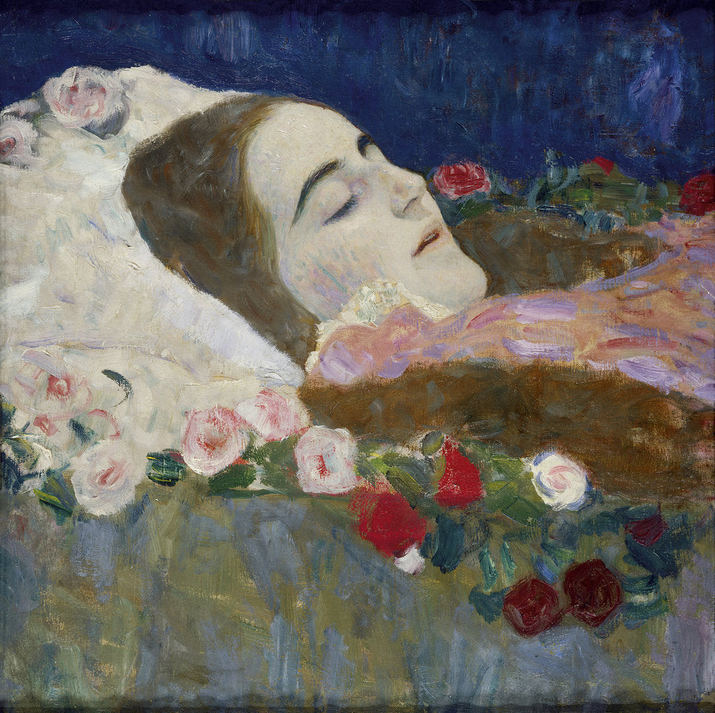 Detail of Ria Munk on her Deathbed, 1912 by Gustav Klimt