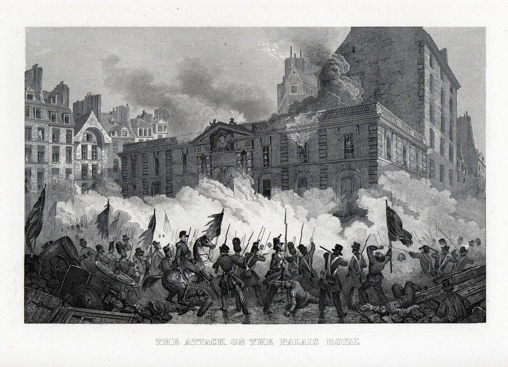 Detail of The Attack on the Palace Royal, 1882 by Anonymous