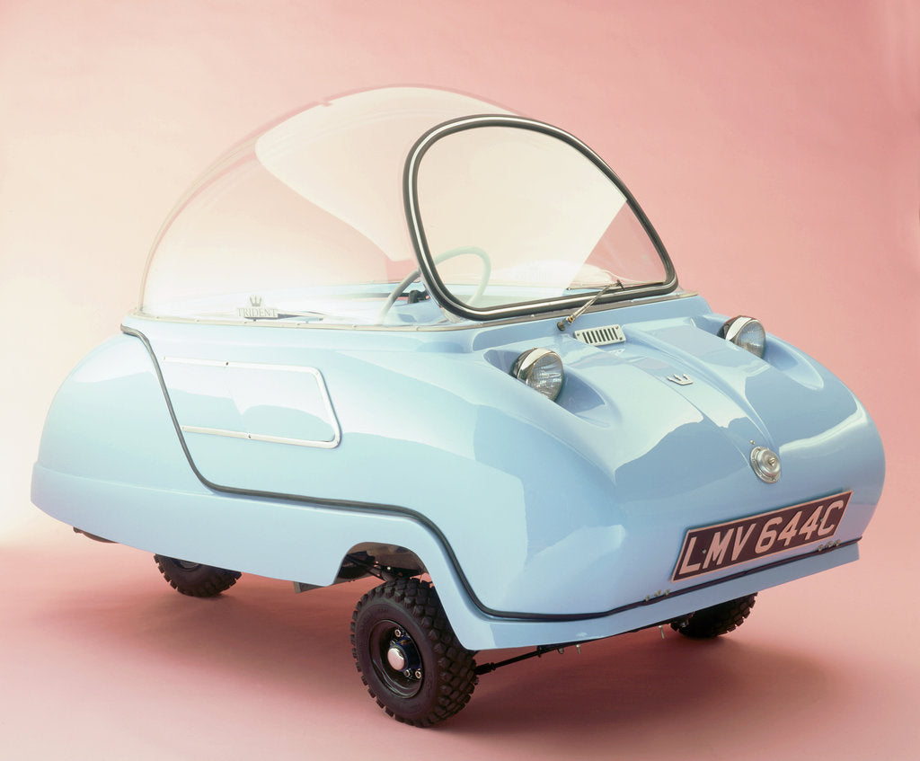 Detail of 1964 Peel Trident bubble car by Unknown