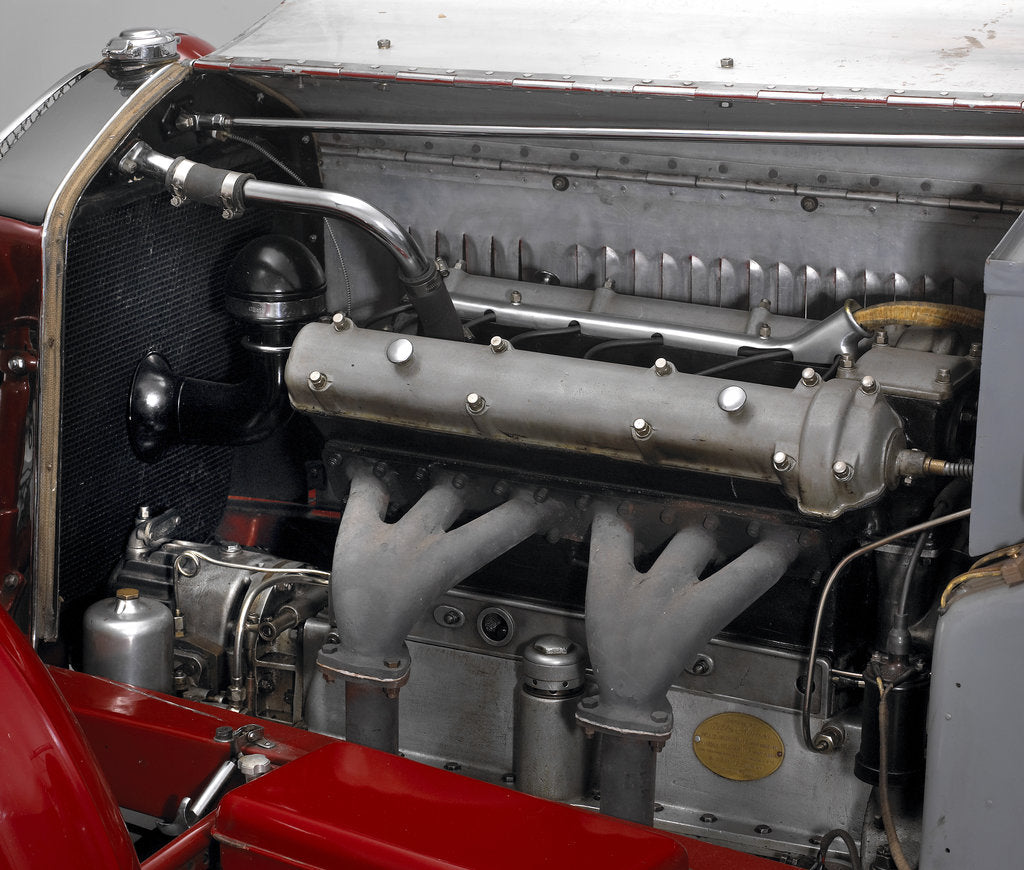 Detail of 1930 Alfa Romeo 6C 1750 by Unknown