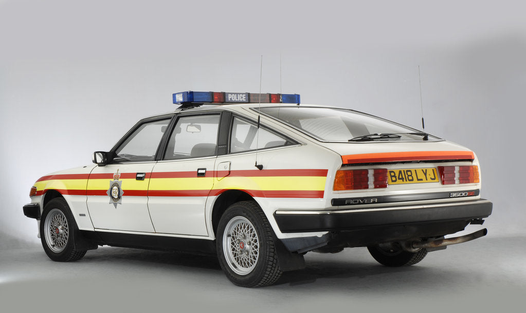 Detail of 1984 Rover SD1 Police Car by Unknown