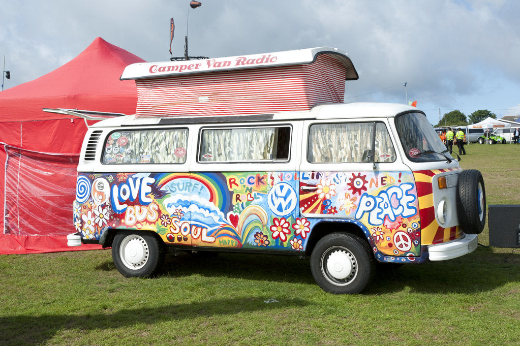 Detail of Volkswagen camper van at V Dub Island event, Isle of Wight 2013 by Unknown