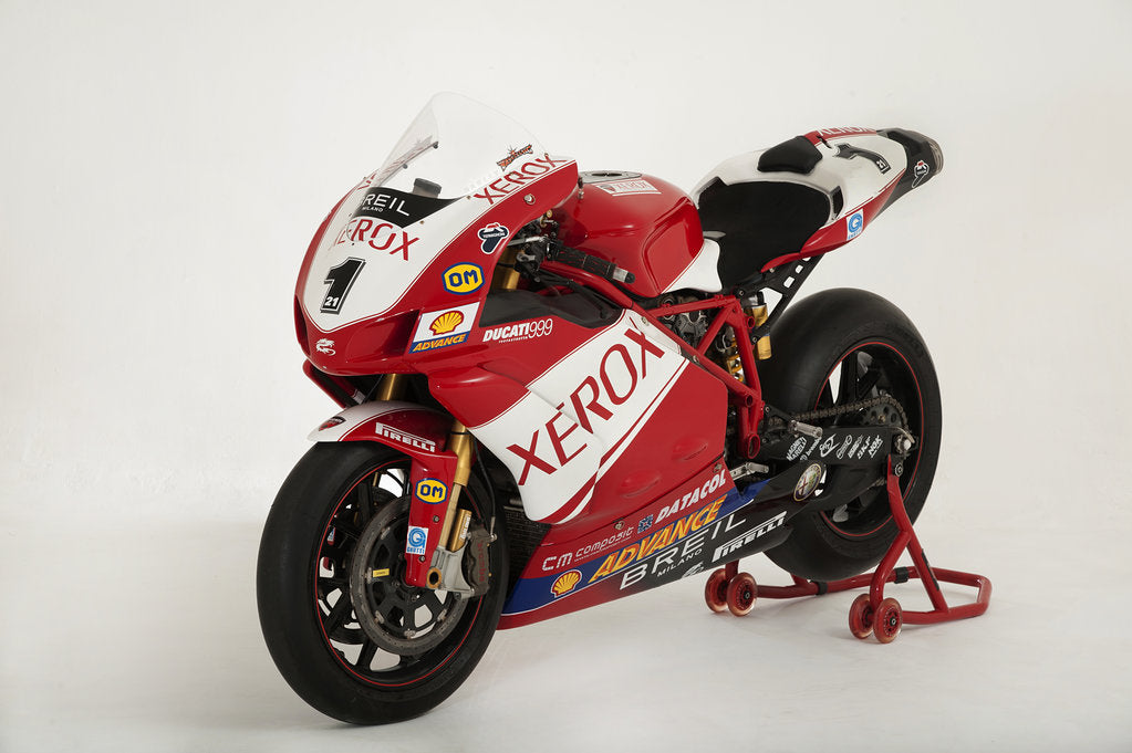 Detail of 2006 Ducati 999 Xerox, Troy Bayliss Superbike.Moto GP championship winner by Unknown