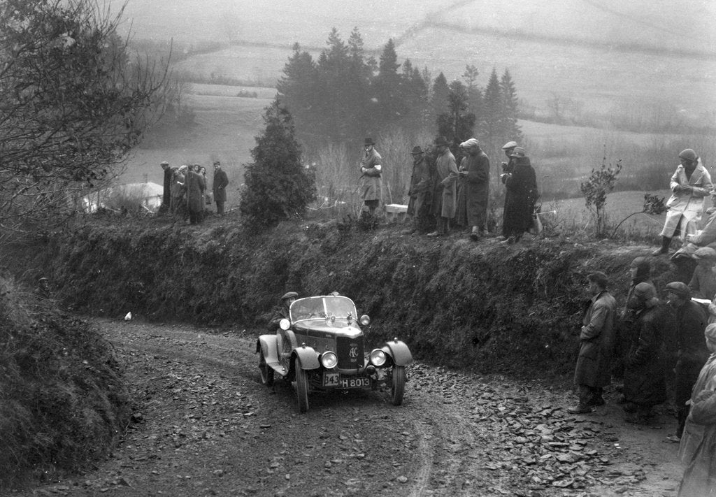 Detail of AC Acedes Six competing in the MCC Lands End Trial, 1935 by Bill Brunell