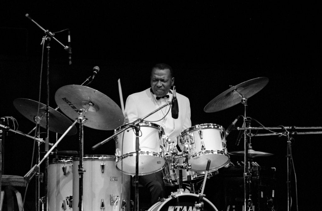 Detail of Elvin Jones by Brian O'Connor