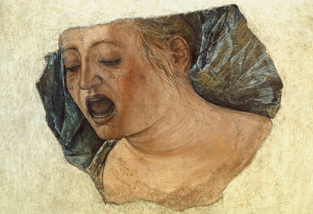 Detail of Mary Magdalene Weeping by Anonymous