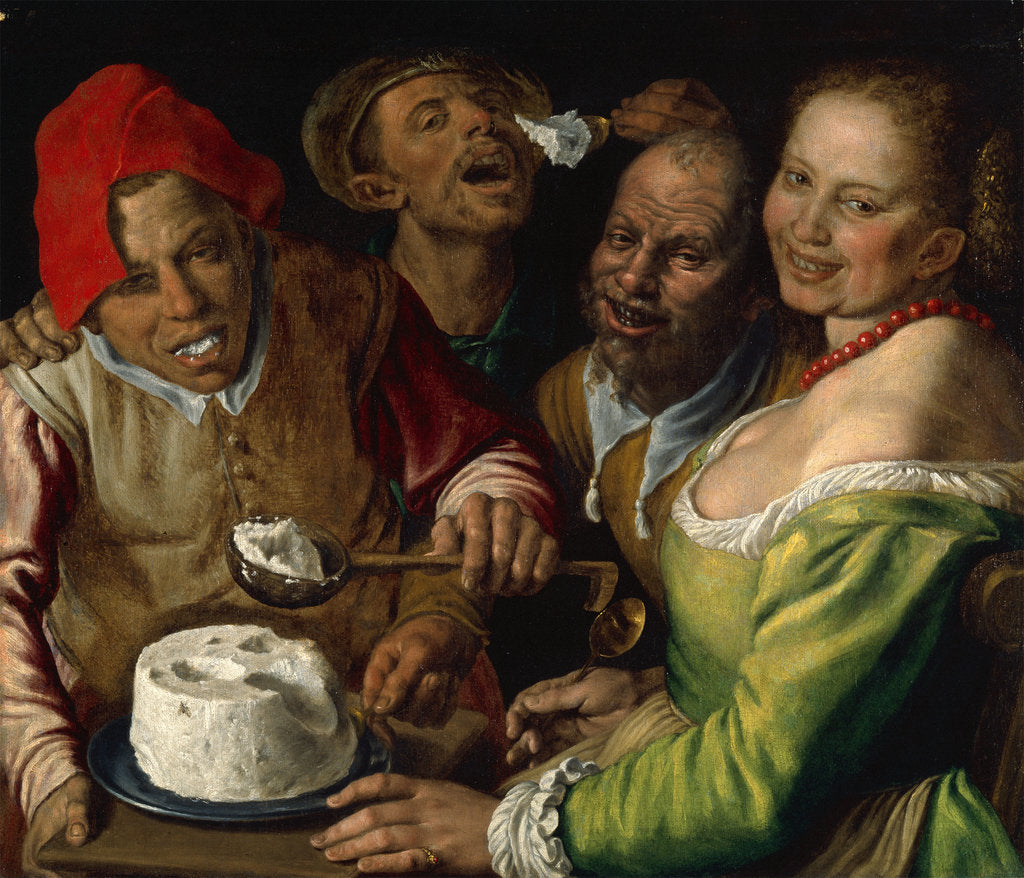 Detail of The Ricotta Eaters by Anonymous