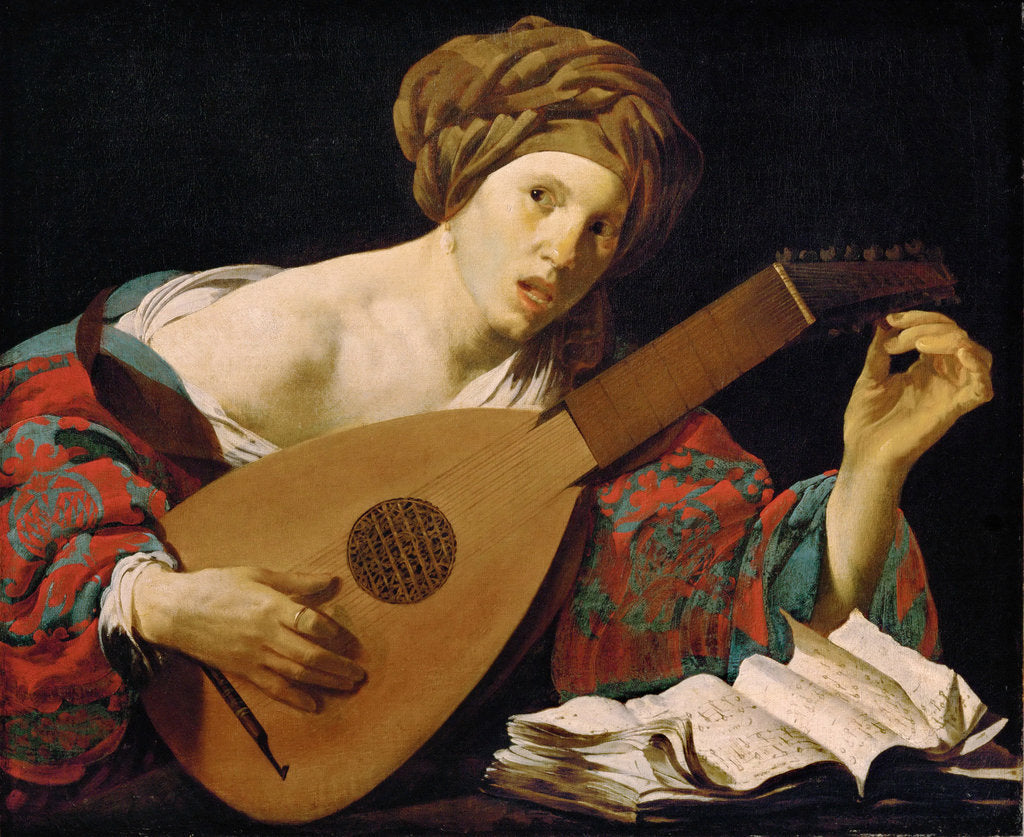 Detail of The Lute Player by Anonymous