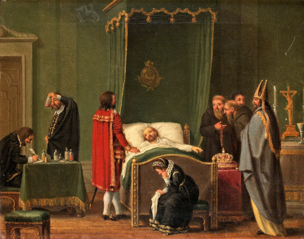 Detail of Sten Sture by the Deathbed of King Charles VIII of Sweden, by Anonymous