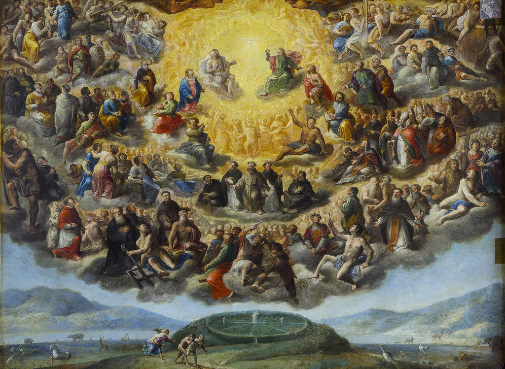 Detail of The Triumph of Christianity (Paradise), 17th century by Anonymous