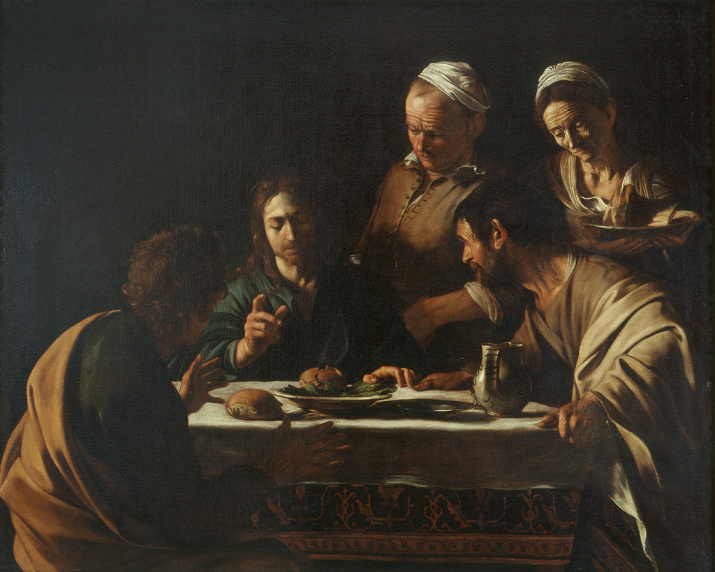 Detail of The Supper at Emmaus, 1606 by Anonymous