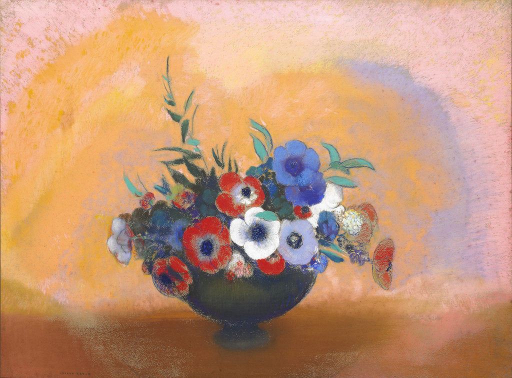 Detail of Anemones, c. 1912 by Anonymous