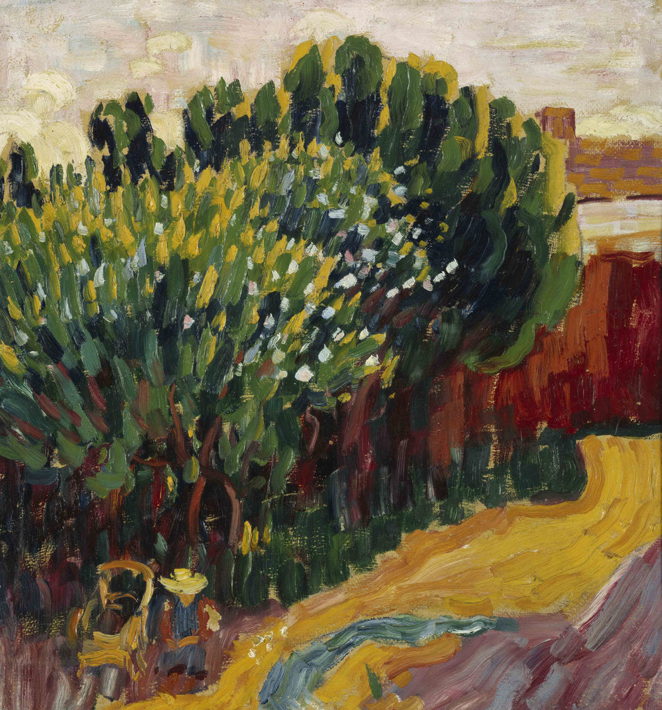 Detail of Landscape near Carantec with a woman, 1905-1906 by Anonymous