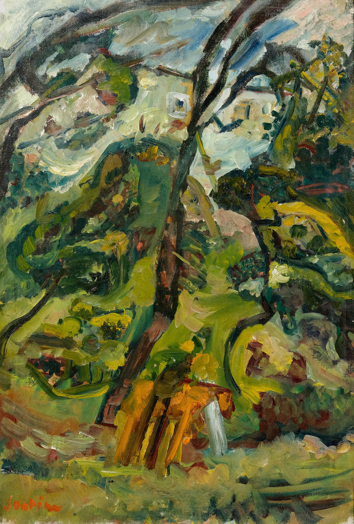 Detail of Midday Landscape, ca 1919 by Anonymous