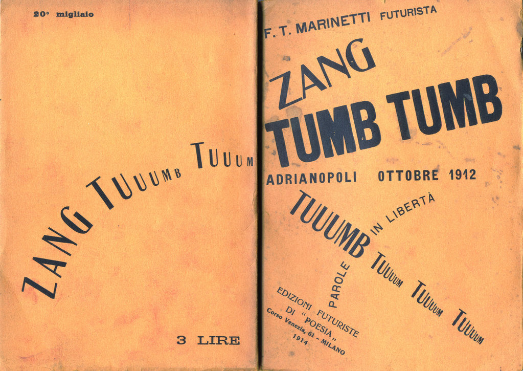 Detail of Cover of Zang Tumb Tumb, 1914 by Anonymous