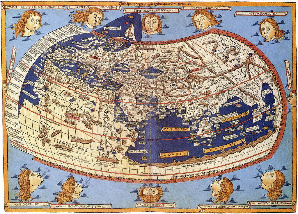 Detail of Ptolemy World map, 1467 by Anonymous