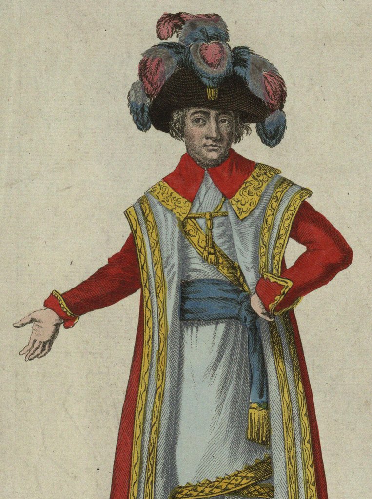 Detail of Paul de Barras, 1790s by Anonymous