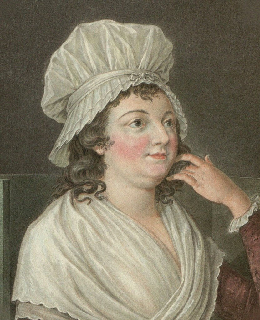 Detail of Portrait of Charlotte Corday, 1793 by Anonymous