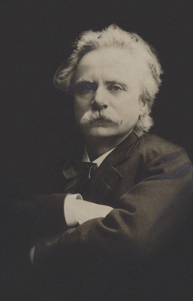 Detail of Portrait of the composer Edvard Grieg, 1900 by Anonymous