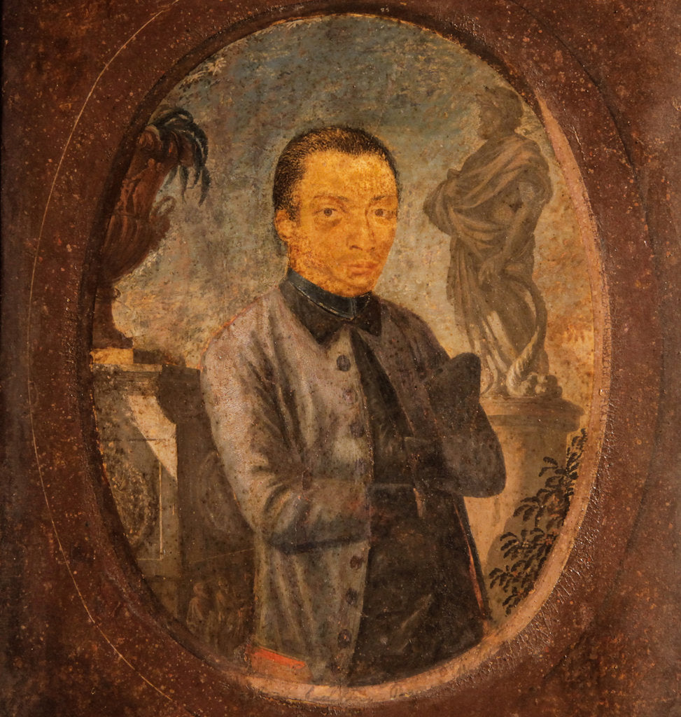 Detail of Portrait of the sculptor Antônio Francisco Lisboa, called Aleijadinho by Anonymous